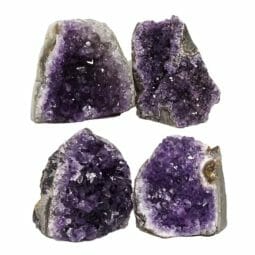 Amethyst Crystal Geode Specimen Set DN1455 | Himalayan Salt Factory