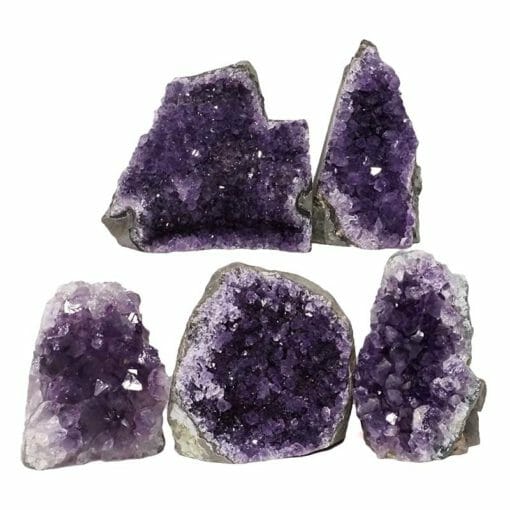 Amethyst Crystal Geode Specimen Set DN1456 | Himalayan Salt Factory