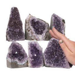 2.13kg Amethyst Mini Cluster Specimen Set 6 Pieces N1626 5 Amethyst Mini Cluster Specimen Set N1626 | Himalayan Salt Factory