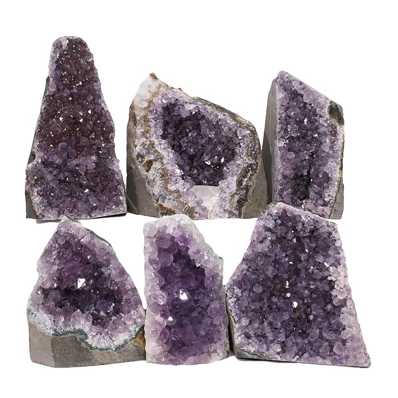 2.13kg Amethyst Mini Cluster Specimen Set 6 Pieces N1626 3 Amethyst Mini Cluster Specimen Set N1626 | Himalayan Salt Factory