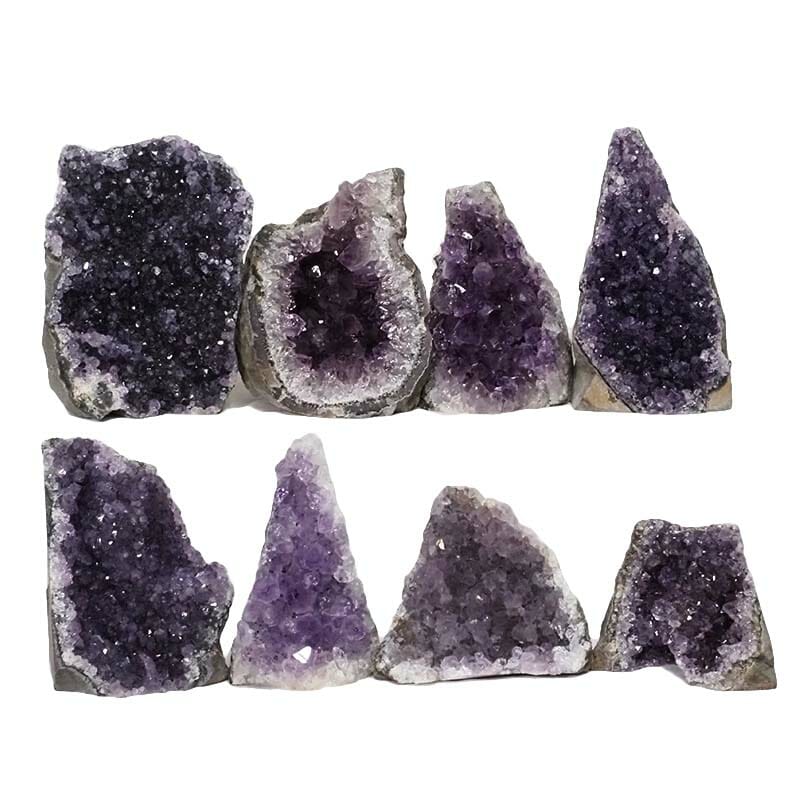2.03kg Amethyst Mini Cluster Specimen Set 8 Pieces N1628 3 Amethyst Mini Cluster Specimen Set N1628 | Himalayan Salt Factory