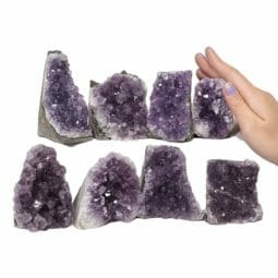 Amethyst Mini Cluster Specimen Set N1630 | Himalayan Salt Factory
