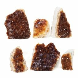 Citrine Cluster Specimen Set 6 J1787 | Himalayan Salt Factory