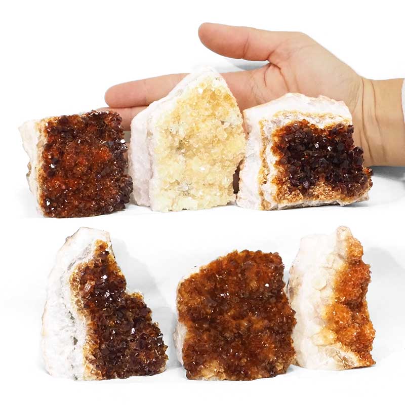 1.96kg Citrine Mini Cluster Specimen Set 6 Pieces J1790 4 1.96kg Citrine Mini Cluster Specimen Set 6 Pieces J1790 | Himalayan Salt Factory