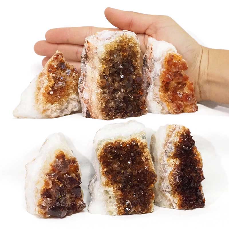 1.68kg Citrine Mini Cluster Specimen Set 6 Pieces J1792 4 1.68kg Citrine Mini Cluster Specimen Set 6 Pieces J1792 | Himalayan Salt Factory