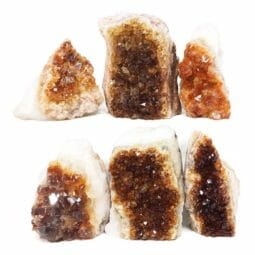 1.68kg Citrine Mini Cluster Specimen Set 6 Pieces J1792 | Himalayan Salt Factory