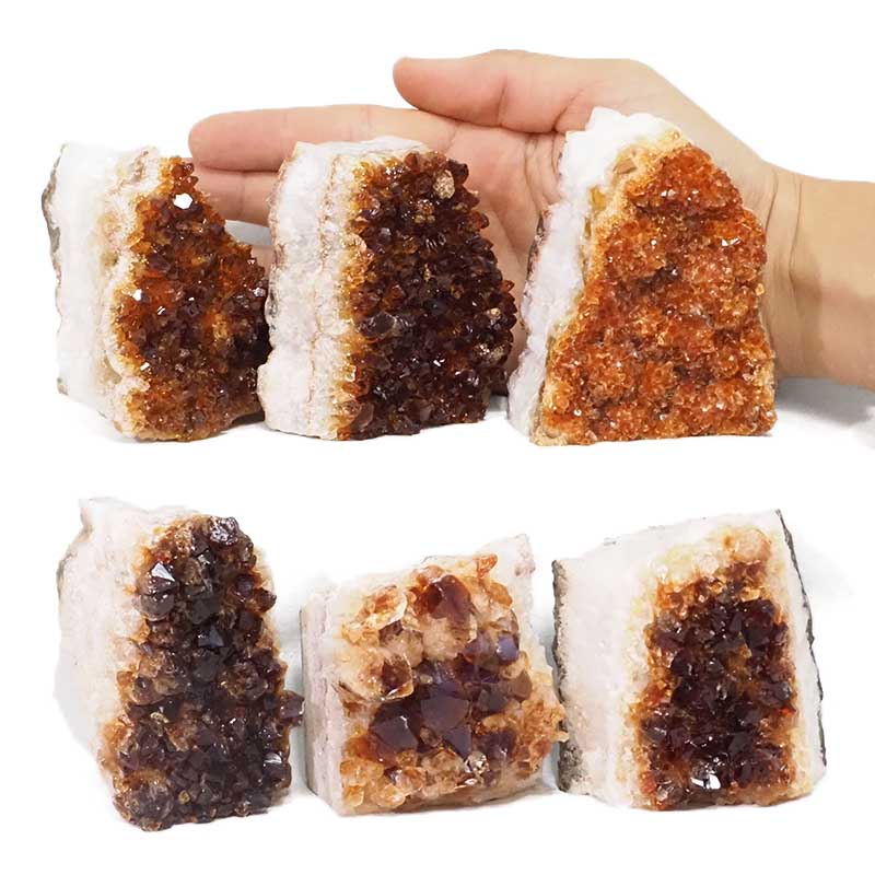 1.92kg Citrine Mini Cluster Specimen Set 6 Pieces J1793 4 1.92kg Citrine Mini Cluster Specimen Set 6 Pieces J1793 | Himalayan Salt Factory