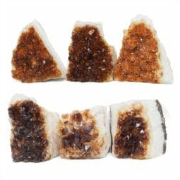 1.92kg Citrine Mini Cluster Specimen Set 6 Pieces J1793 | Himalayan Salt Factory