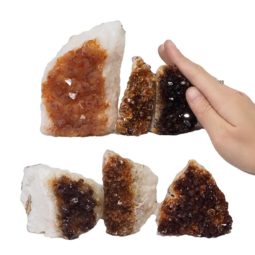Citrine Mini Cluster Specimen Set N1563 | Himalayan Salt Factory