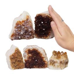 Citrine Mini Cluster Specimen Set N1573 | Himalayan Salt Factory