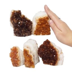 Citrine Mini Cluster Specimen Set N1574 | Himalayan Salt Factory