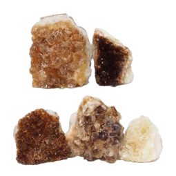 Citrine Mini Cluster Specimen Set N1575 | Himalayan Salt Factory