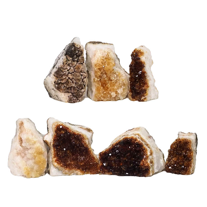 1.78kg Citrine Mini Cluster Specimen Set 7 Pieces N1587 3 Citrine Mini Cluster Specimen Set N1587 | Himalayan Salt Factory