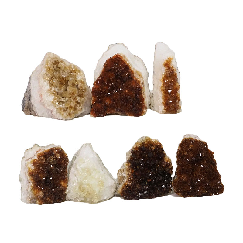 1.74kg Citrine Mini Cluster Specimen Set 7 Pieces N1589 3 Citrine Mini Cluster Specimen Set N1589 | Himalayan Salt Factory