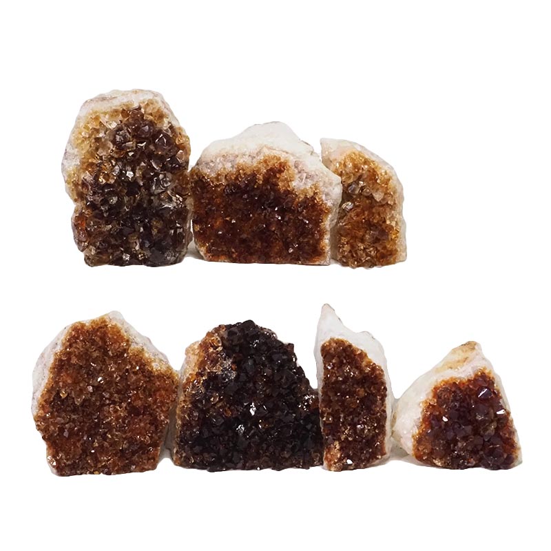 1.74kg Citrine Mini Cluster Specimen Set 7 Pieces N1592 3 Citrine Mini Cluster Specimen Set N1592 | Himalayan Salt Factory