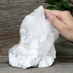 1.76kg Clear Quartz Cluster Lamp with LED Bulb DS1680 7 Clear Quartz Cluster Lamp with LED Bulb DS1680 | Himalayan Salt Factory