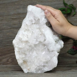 Clear Quartz Cluster Lamp with LED Bulb DS1681 | Himalayan Salt Factory