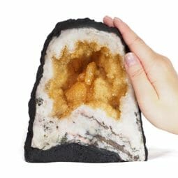 2.24kg Natural Citrine Geode - A Grade DS1700 5 Natural Citrine Geode - A Grade DS1700 | Himalayan Salt Factory