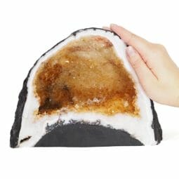 3.56kg Natural Citrine Geode - A Grade DS1701 5 Natural Citrine Geode - A Grade DS1701 | Himalayan Salt Factory