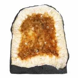 Natural Citrine Geode - A Grade DS1703 | Himalayan Salt Factory