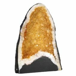 Natural Citrine Geode - A Grade DS1704 | Himalayan Salt Factory