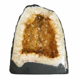 Natural Citrine Geode - A Grade DS1705 | Himalayan Salt Factory