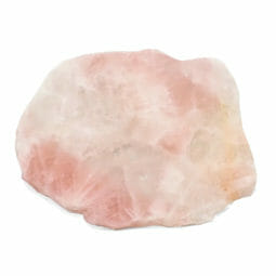 1.08kg Natural Rose Quartz Polished Slab Plate J1487 7 Natural Rose Quartz Polished Slab Plate J1487 | Himalayan Salt Factory