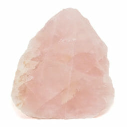 Natural Rose Quartz Polished Slab Plate J1489 | Himalayan Salt Factory