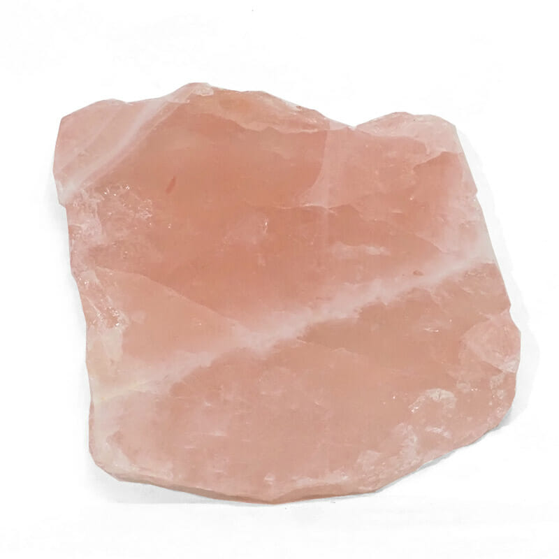 1.10kg Natural Rose Quartz Polished Slab Plate J1491 5 Natural Rose Quartz Polished Slab Plate J1491 | Himalayan Salt Factory