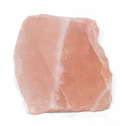 Natural Rose Quartz Polished Slab Plate J1491 | Himalayan Salt Factory