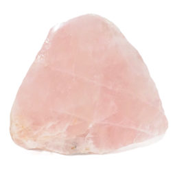 1.25kg Natural Rose Quartz Polished Slab Plate S1055 | Himalayan Salt Factory