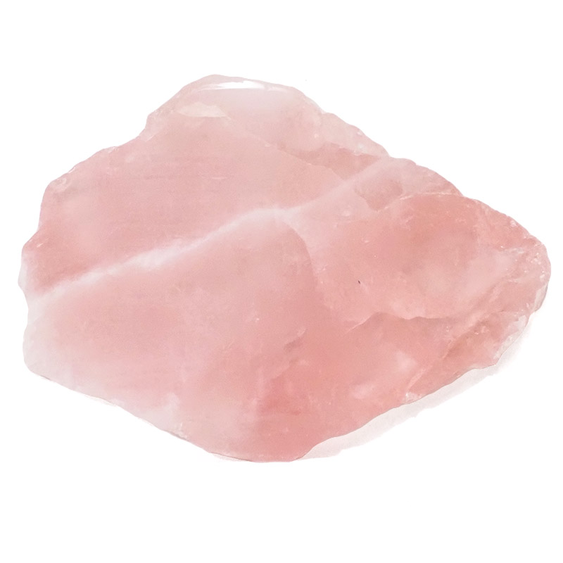 1.10kg Natural Rose Quartz Polished Slab Plate S1068 5 Natural Rose Quartz Polished Slab Plate S1068 | Himalayan Salt Factory