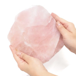 1.04kg Natural Rose Quartz Polished Slab Plate S1070 6 Natural Rose Quartz Polished Slab Plate S1070 | Himalayan Salt Factory