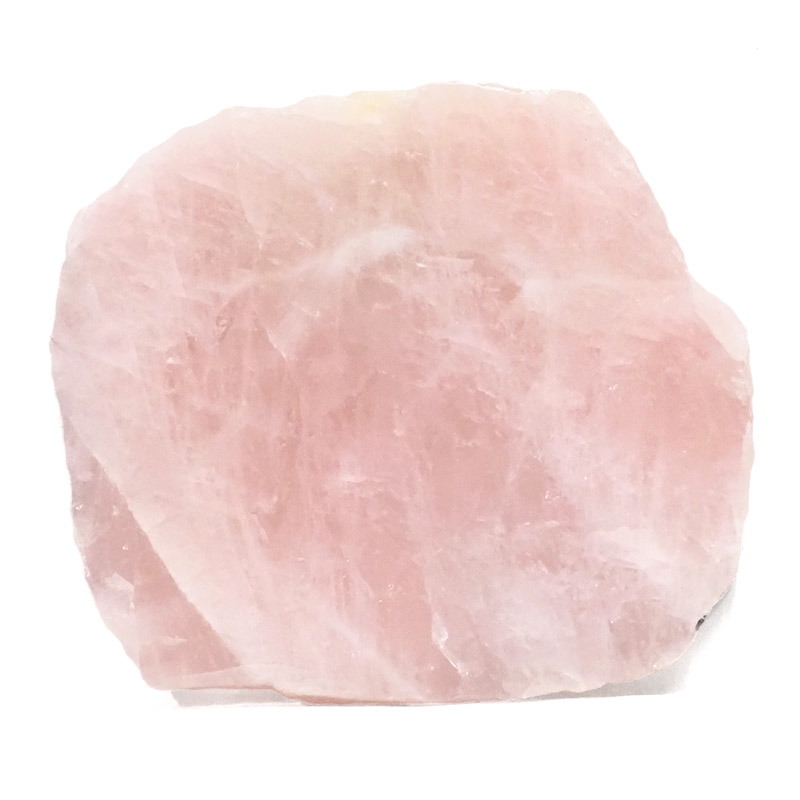 1.04kg Natural Rose Quartz Polished Slab Plate S1070 3 Natural Rose Quartz Polished Slab Plate S1070 | Himalayan Salt Factory