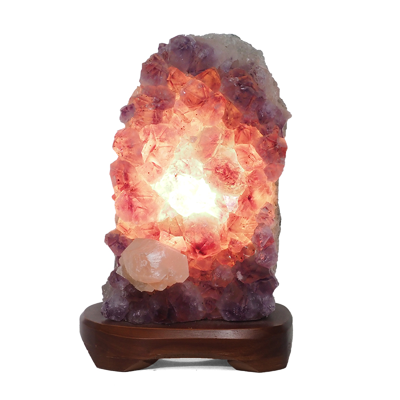 2.77kg Amethyst Crystal Lamp DK399 4 2.77kg Amethyst Crystal Lamp DK399 | Himalayan Salt Factory