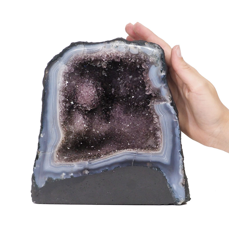 4.54kg Amethyst Geode - A Grade DK494 4 4.54kg Amethyst Geode - A Grade DK494 | Himalayan Salt Factory