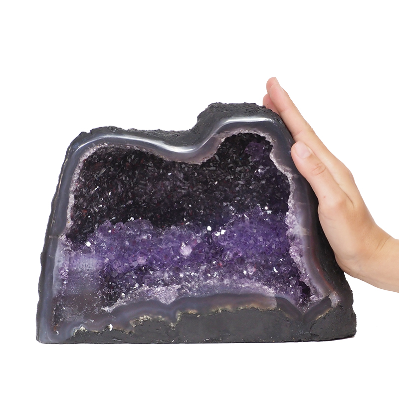 6.06kg Amethyst Geode - A Grade DK412 4 6.06kg Amethyst Geode DK412 | Himalayan Salt Factory