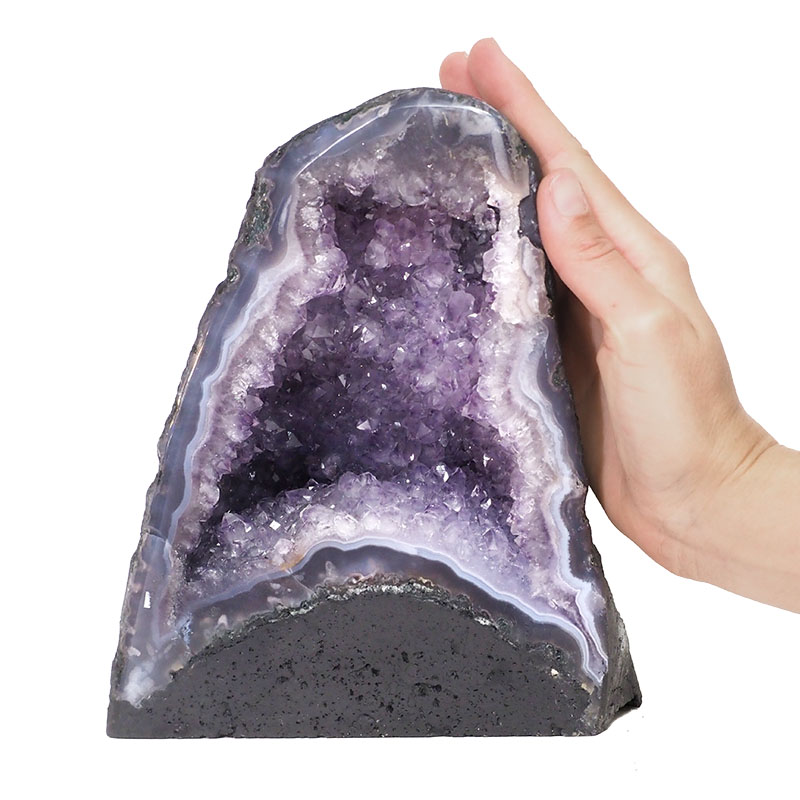 3.14kg Amethyst Geode - A Grade DK421 4 3.14kg Amethyst Geode DK421 | Himalayan Salt Factory