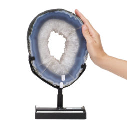 3.20kg Natural Brazil Amethyst Geode Slice DK439 | Himalayan Salt Factory