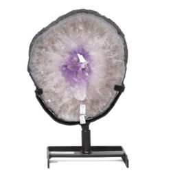 3.25kg Natural Brazil Amethyst Geode Slice DK440 | Himalayan Salt Factory