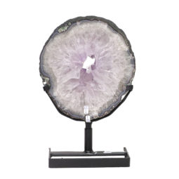 3.60kg Natural Brazil Amethyst Geode Slice DK443 | Himalayan Salt Factory