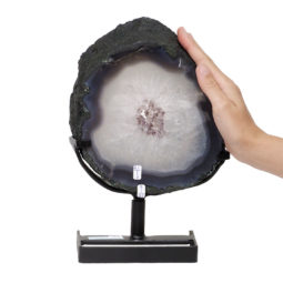 2.75kg Natural Brazil Amethyst Geode Slice DK450 | Himalayan Salt Factory