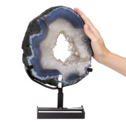 3.15kg Natural Brazil Amethyst Geode Slice DK454 | Himalayan Salt Factory