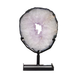 3.85kg Natural Brazil Amethyst Geode Slice DK456 | Himalayan Salt Factory