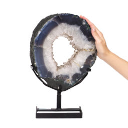 4.50kg Natural Brazil Amethyst Geode Slice DK459 | Himalayan Salt Factory