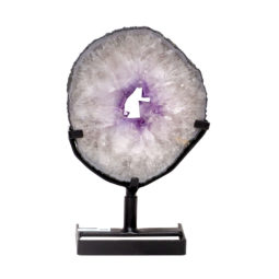 3.20kg Natural Brazil Amethyst Geode Slice DK461 | Himalayan Salt Factory