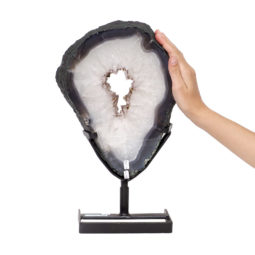 4.20kg Natural Brazil Amethyst Geode Slice DK462 | Himalayan Salt Factory