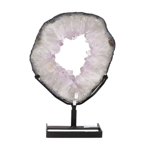 4.55kg Natural Brazil Amethyst Geode Slice DK464 | Himalayan Salt Factory