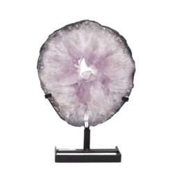 5.25kg Natural Brazil Amethyst Geode Slice DK468 | Himalayan Salt Factory