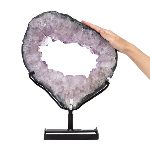 5.00kg Natural Brazil Amethyst Geode Slice DK473 | Himalayan Salt Factory